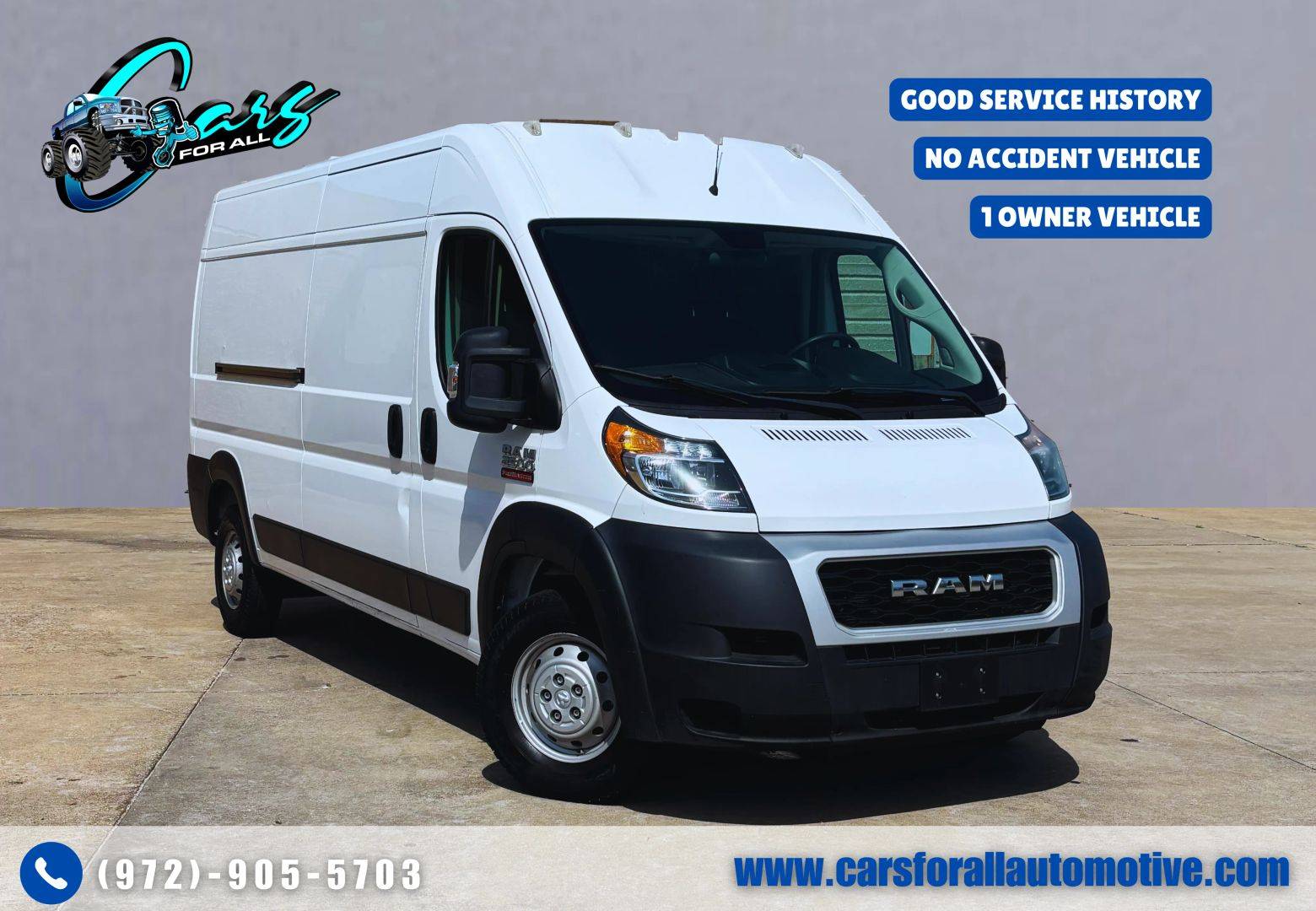 2020 RAM Promaster Cargo Van