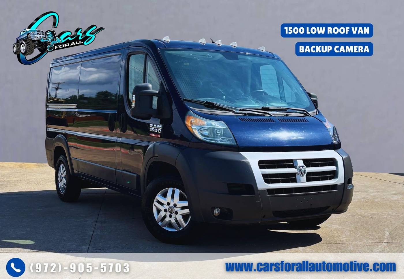 2015 RAM Promaster Cargo Van