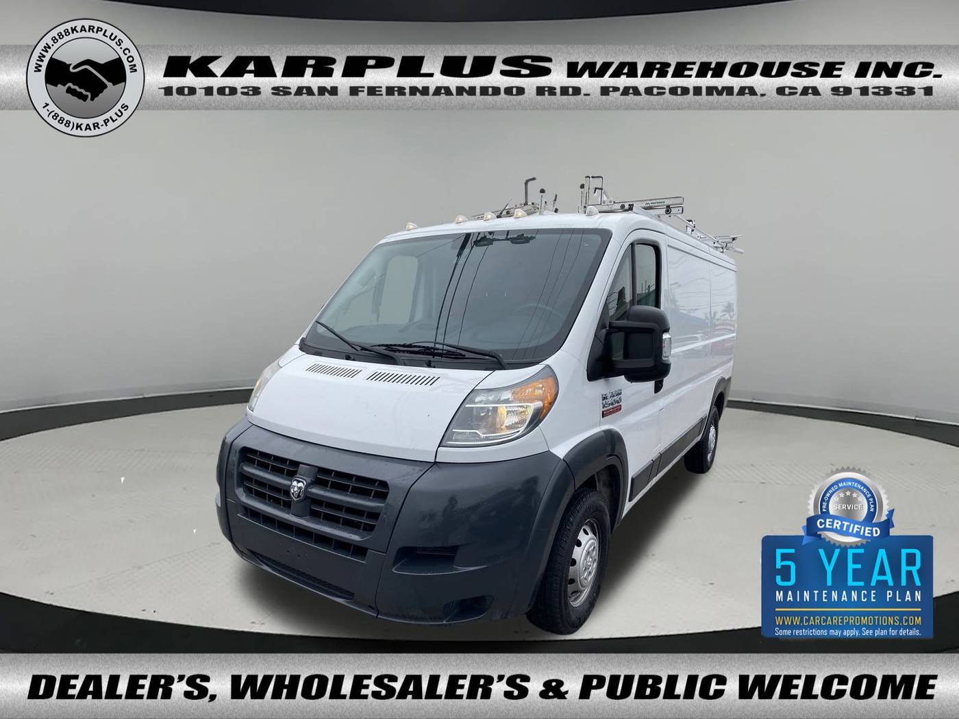 2018 RAM Promaster Cargo Van