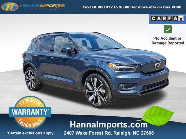 2022 Volvo Xc40 Recharge Pure Electric