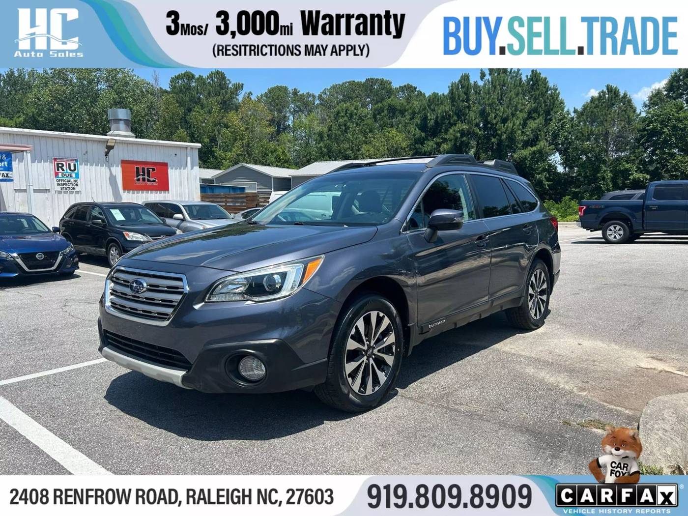 2016 Subaru Outback