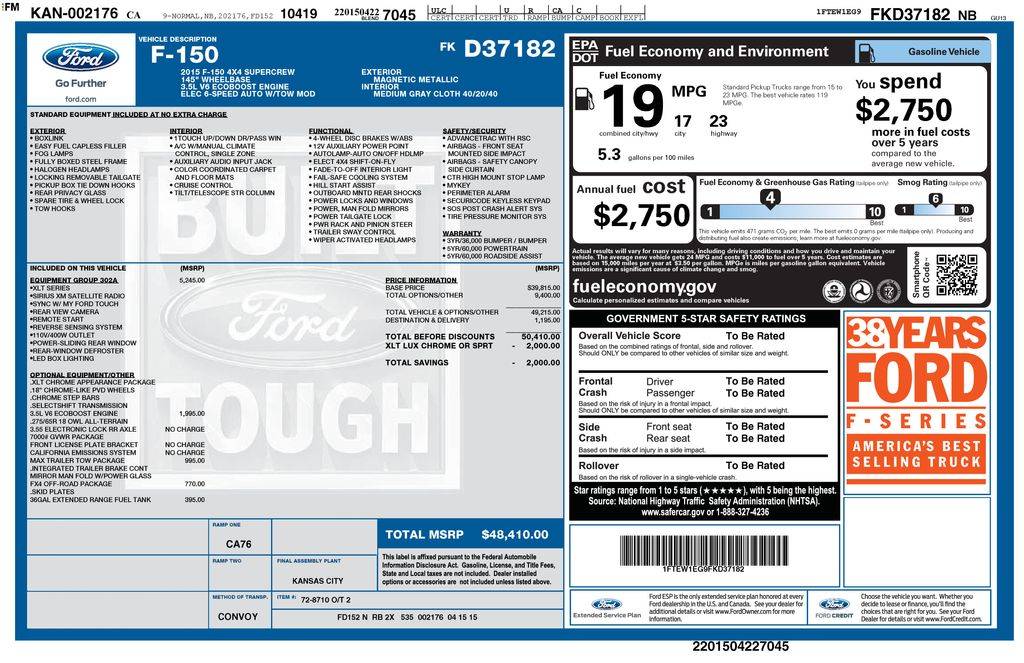 2015 Ford F-150