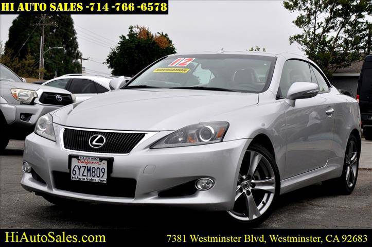 2012 Lexus Is 250c