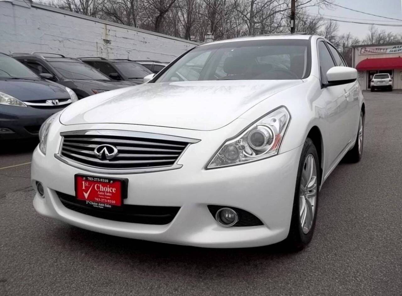 2012 Infiniti G25 Sedan