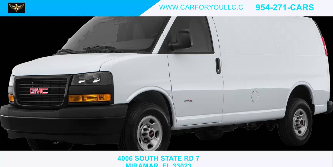 2020 GMC Savana Cargo Van
