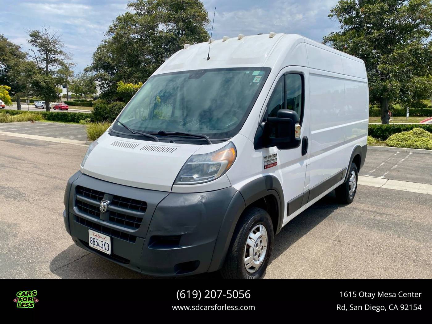 2017 RAM Promaster Cargo Van