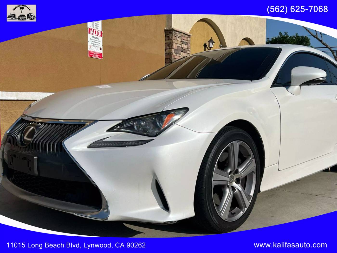 2016 Lexus Rc 200t