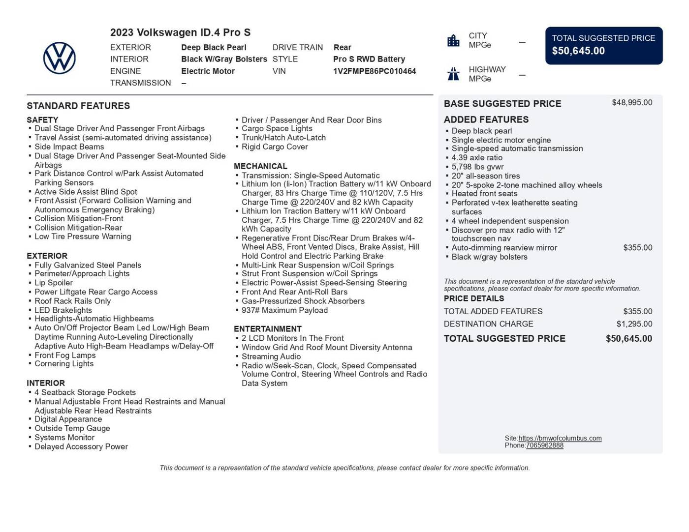 2023 Volkswagen Id.4