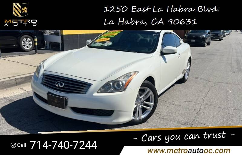 2008 Infiniti G37 Coupe
