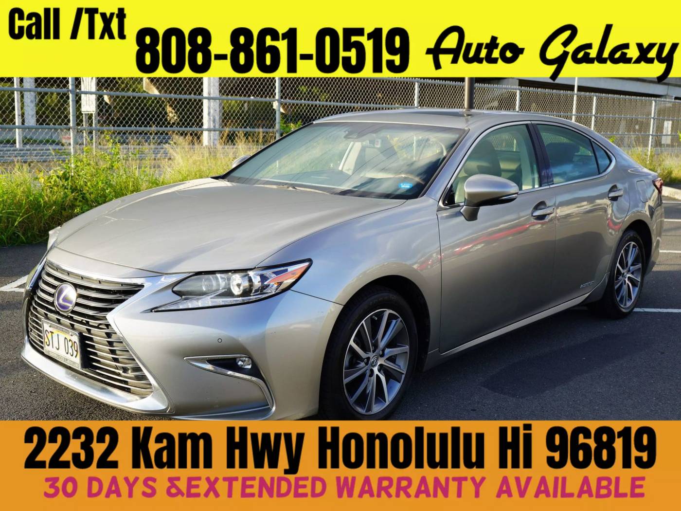 2016 Lexus Es 300h