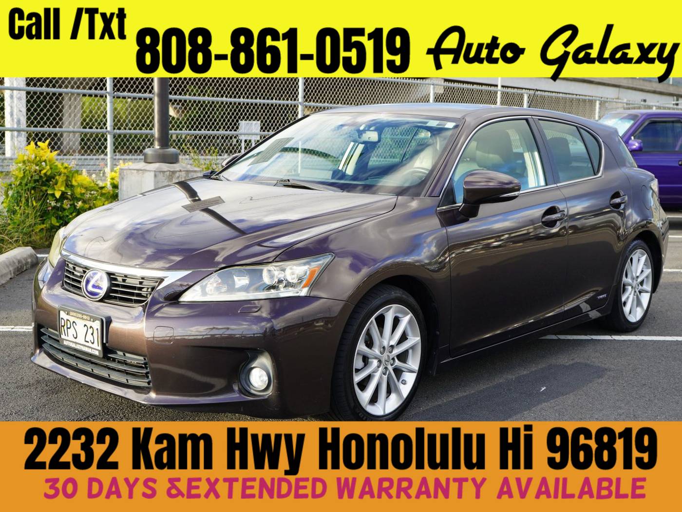 2011 Lexus Ct 200h