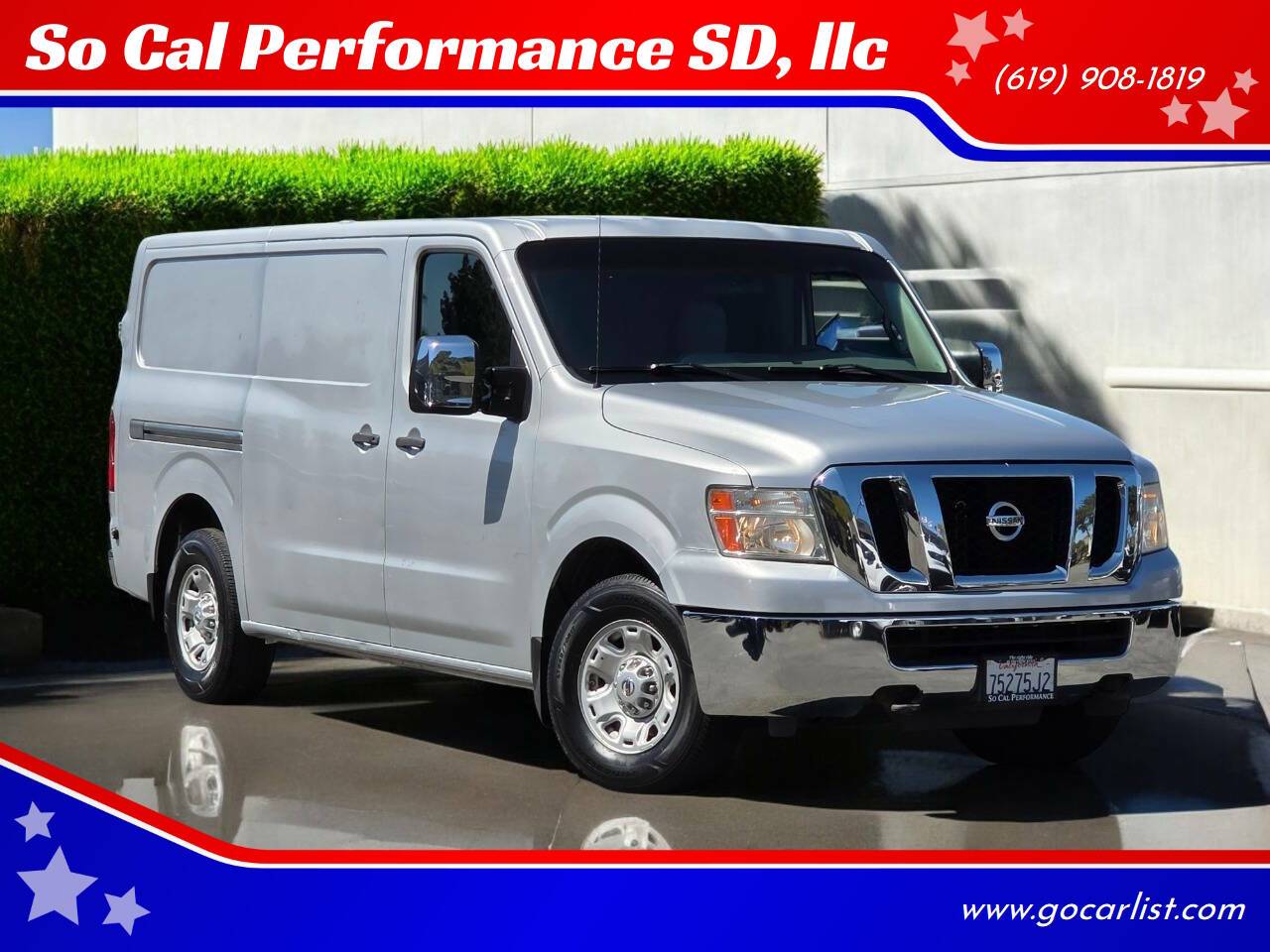 2013 Nissan NV Cargo NV2500 HD SV — Cargo Van — 54,992 mi — San Diego, CA