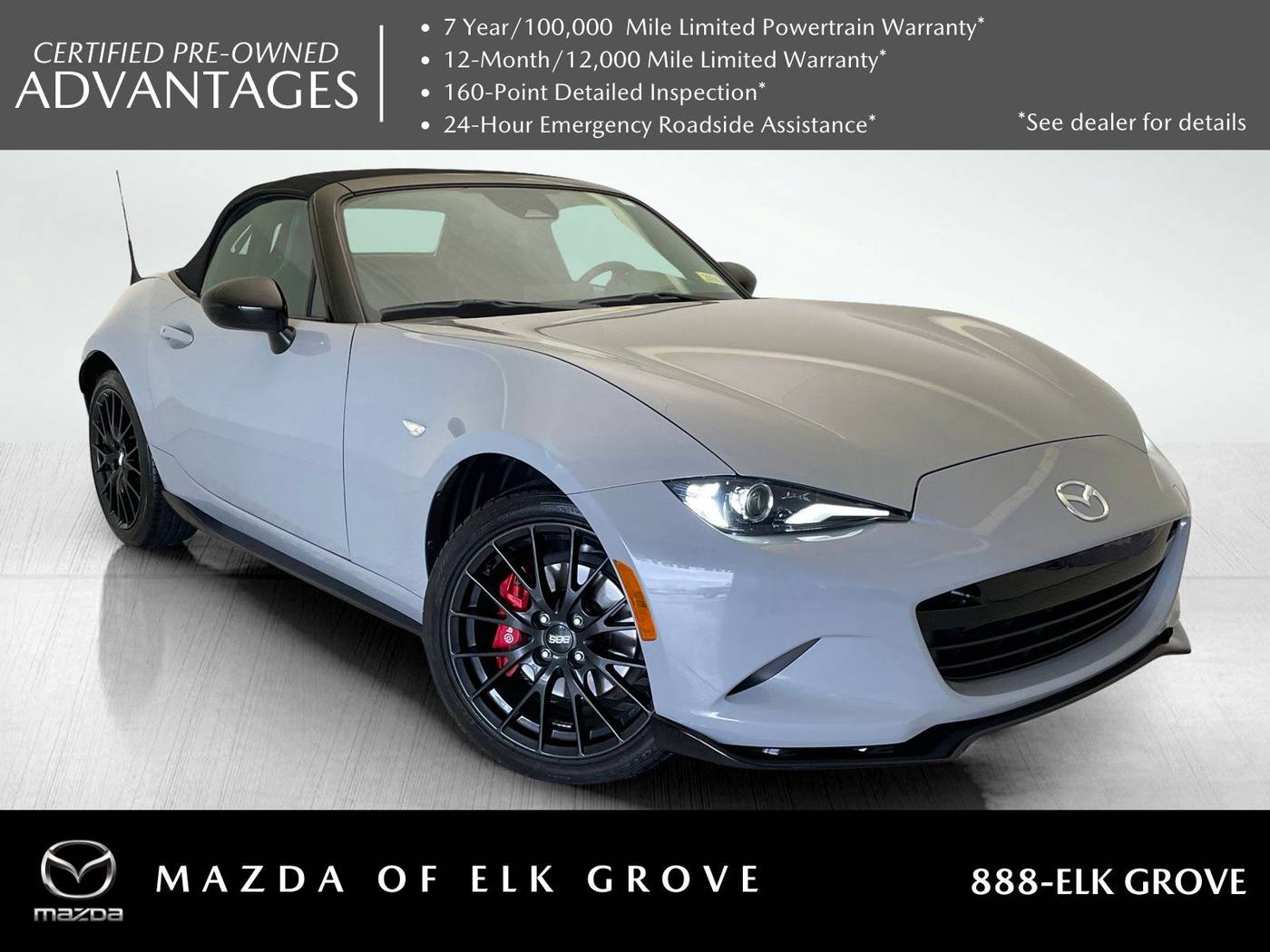 2024 Mazda MX-5 Miata Club — Convertible — 4,121 mi — Elk Grove, CA