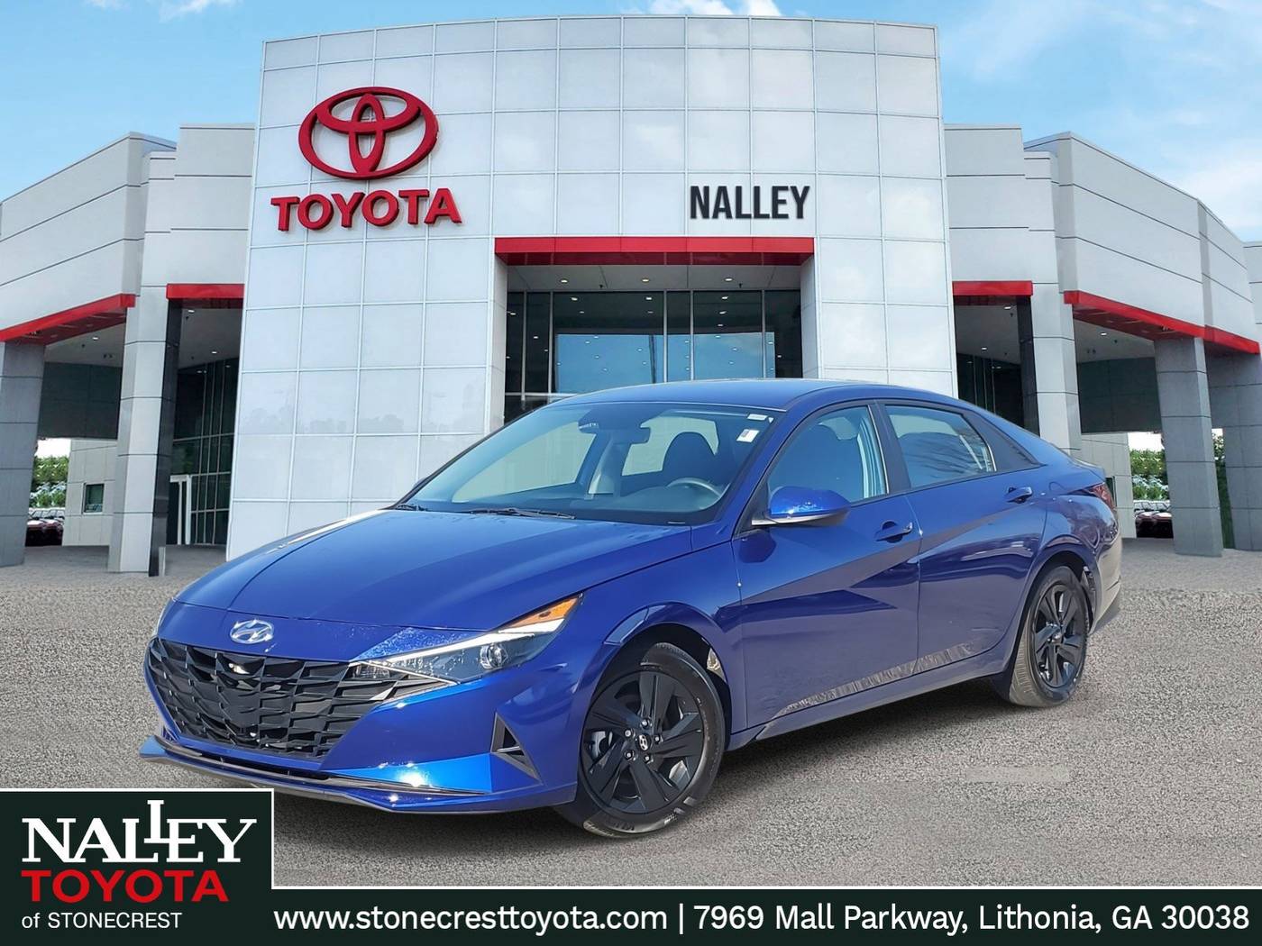 2023 Hyundai Elantra Hybrid Blue — Sedan — 10,776 mi — Lithonia, GA