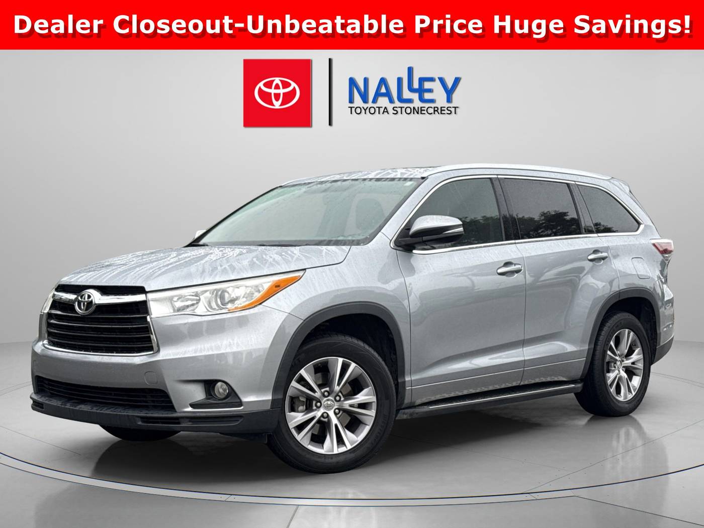 2014 Toyota Highlander XLE — SUV — 154,799 mi — Lithonia, GA