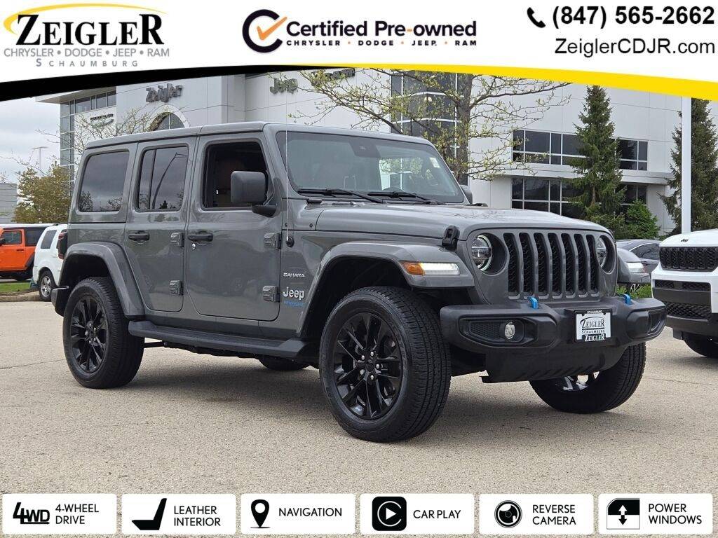 2021 Jeep Wrangler Sahara 4xe — SUV — 34,375 mi — Schaumburg, IL