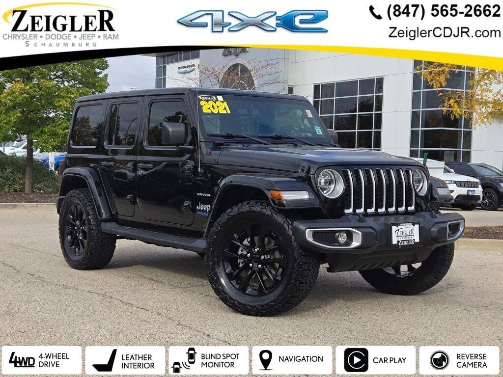 2021 Jeep Wrangler Sahara 4xe — SUV — 60,008 mi — Schaumburg, IL