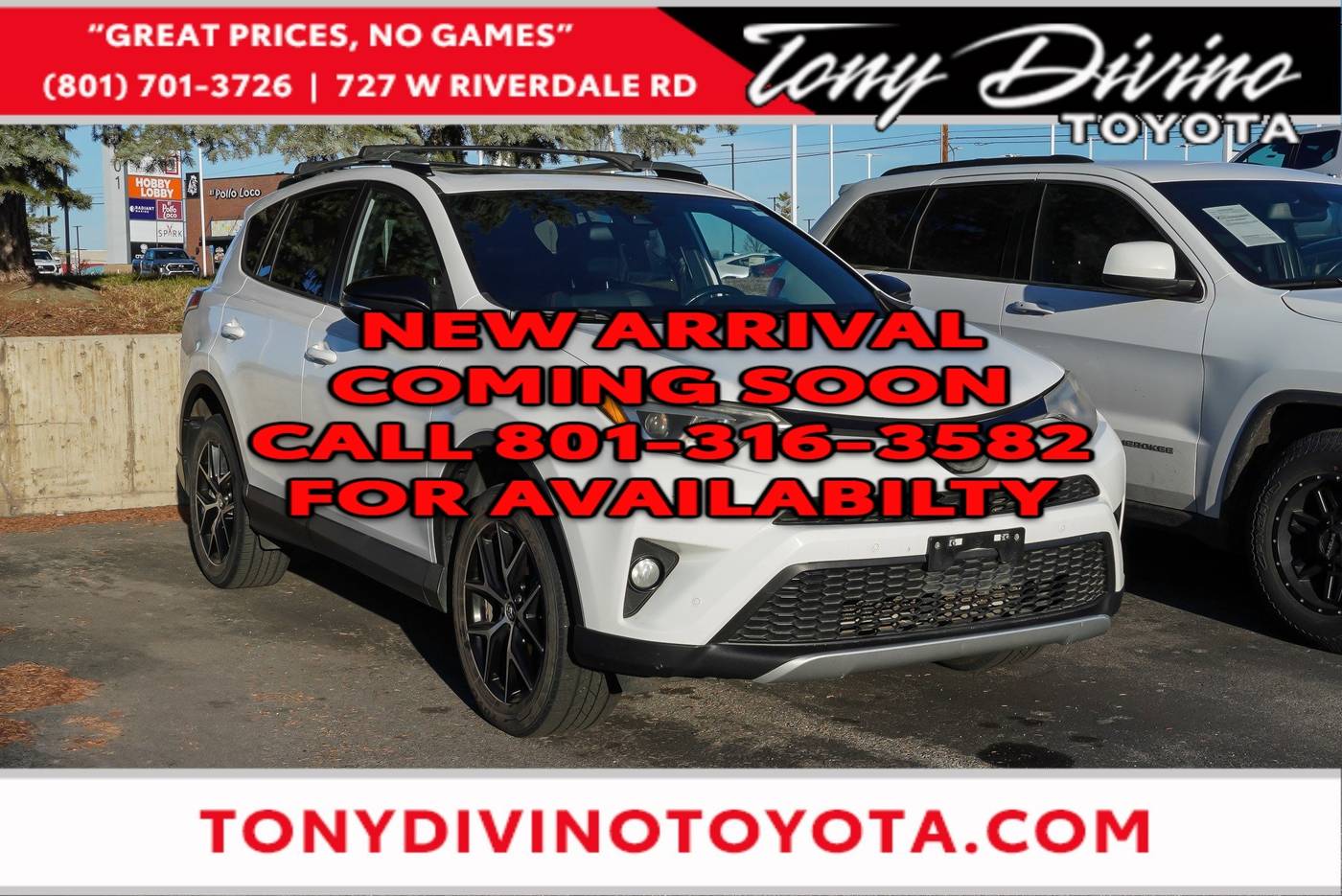 2016 Toyota RAV4 SE — SUV — 92,901 mi — Riverdale, UT