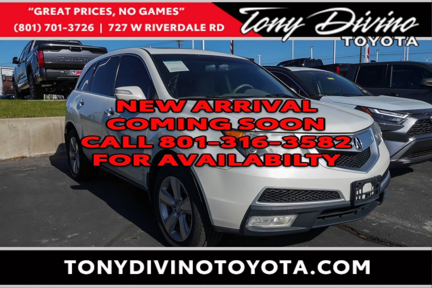 2011 Acura MDX Standard — SUV — 163,654 mi — Riverdale, UT