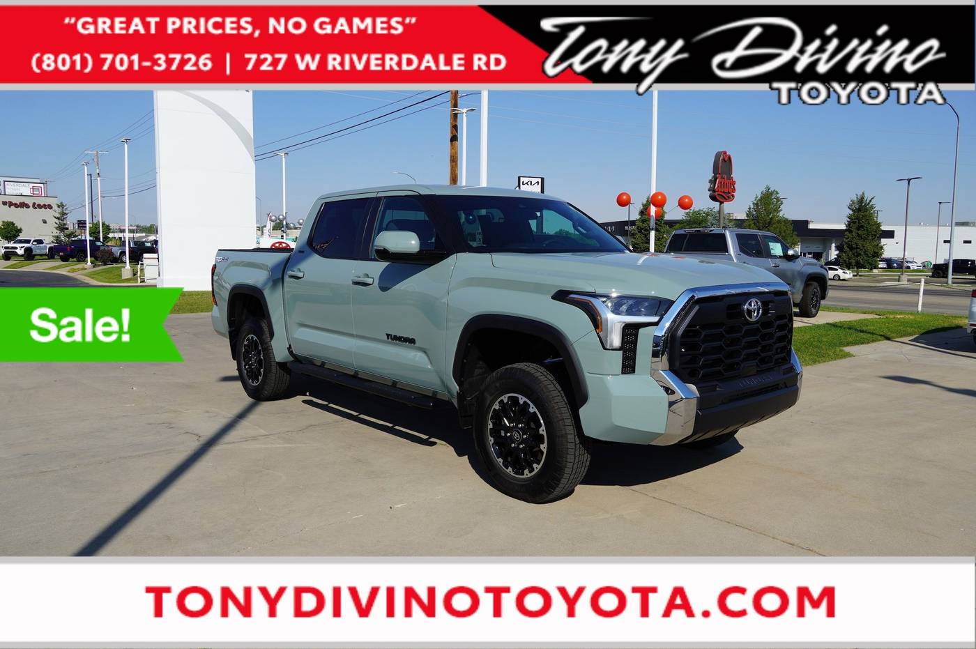 2025 Toyota Tundra SR5 — Pickup Truck — 1,127 mi — Riverdale, UT