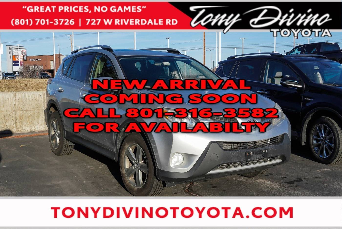 2015 Toyota RAV4 XLE — SUV — 87,772 mi — Riverdale, UT