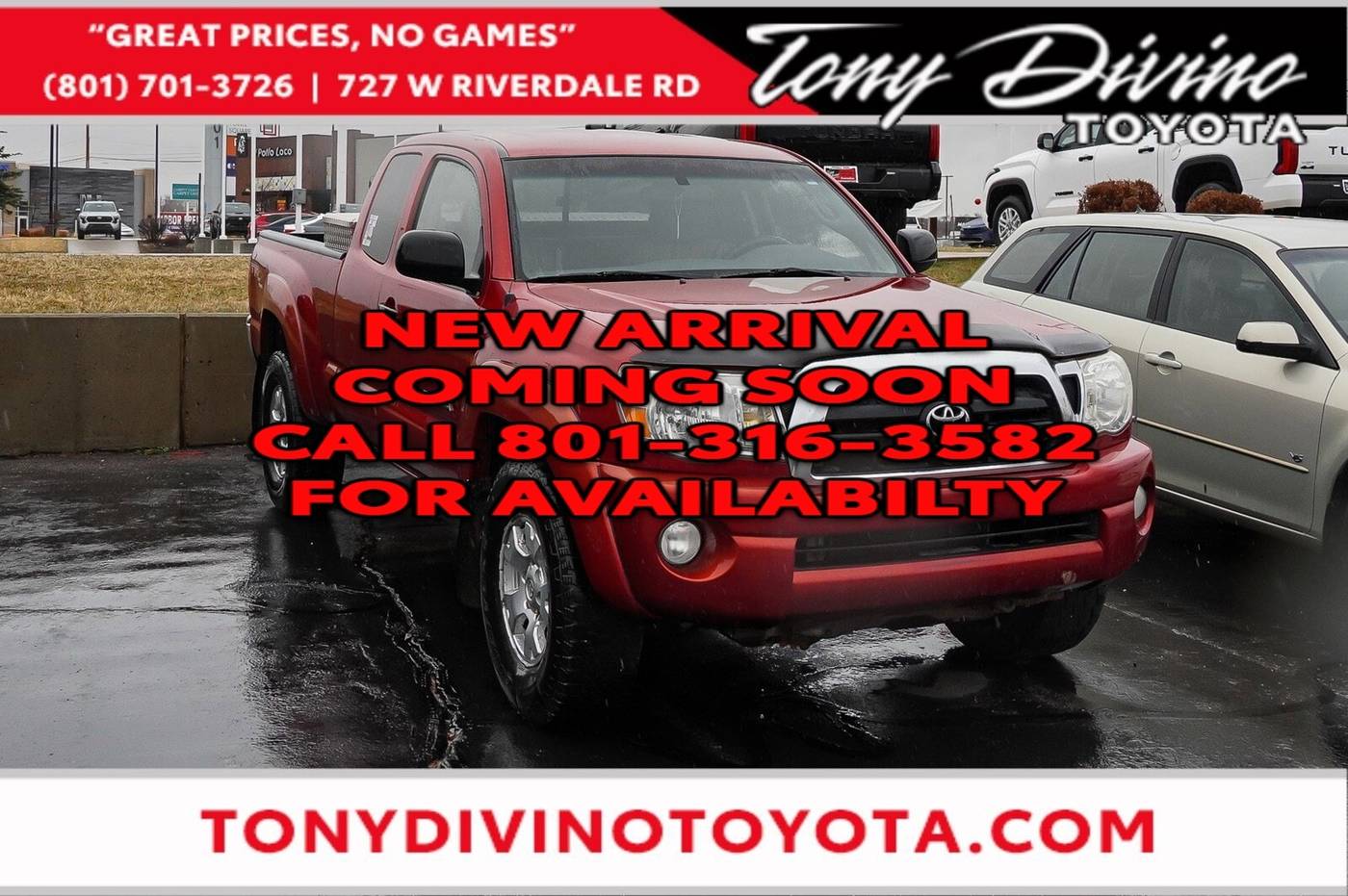 2005 Toyota Tacoma Base — Pickup Truck — 159,932 mi — Riverdale, UT
