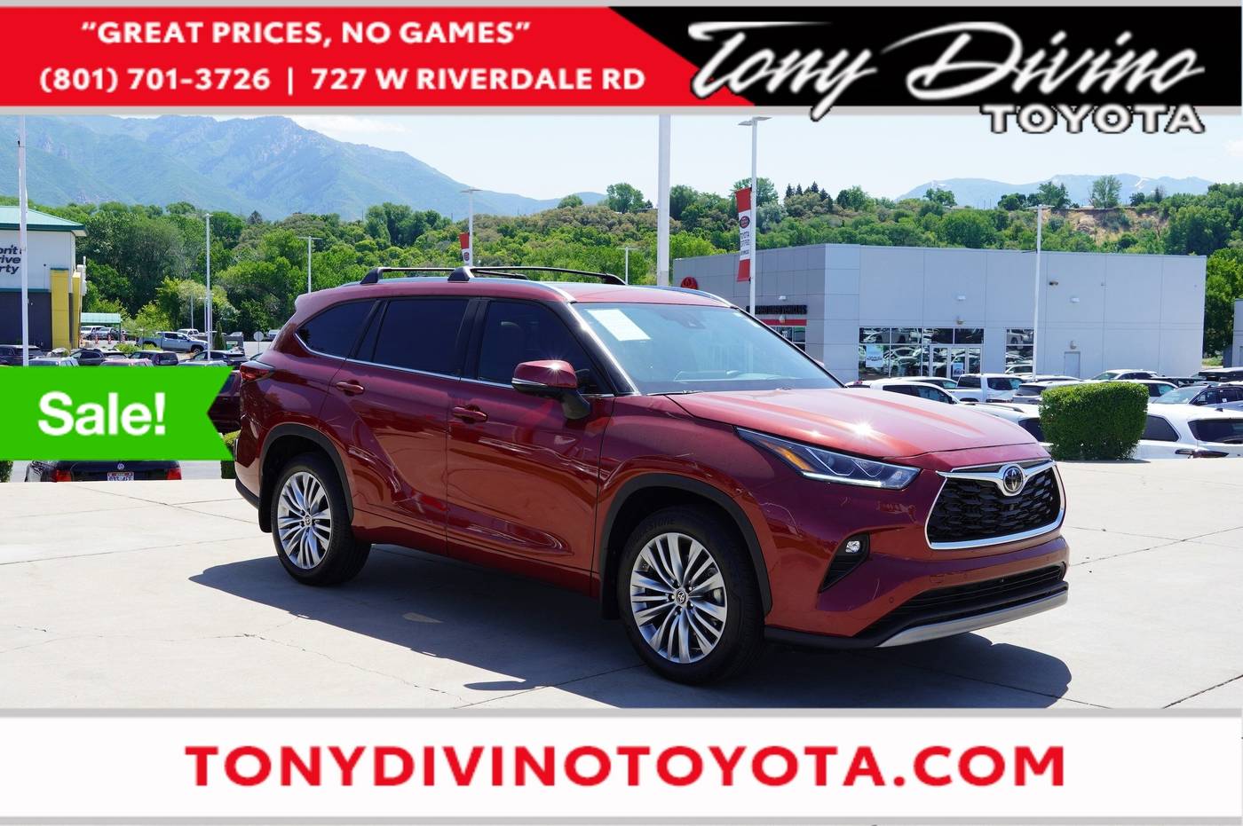 2022 Toyota Highlander Platinum — SUV — 4,543 mi — Riverdale, UT