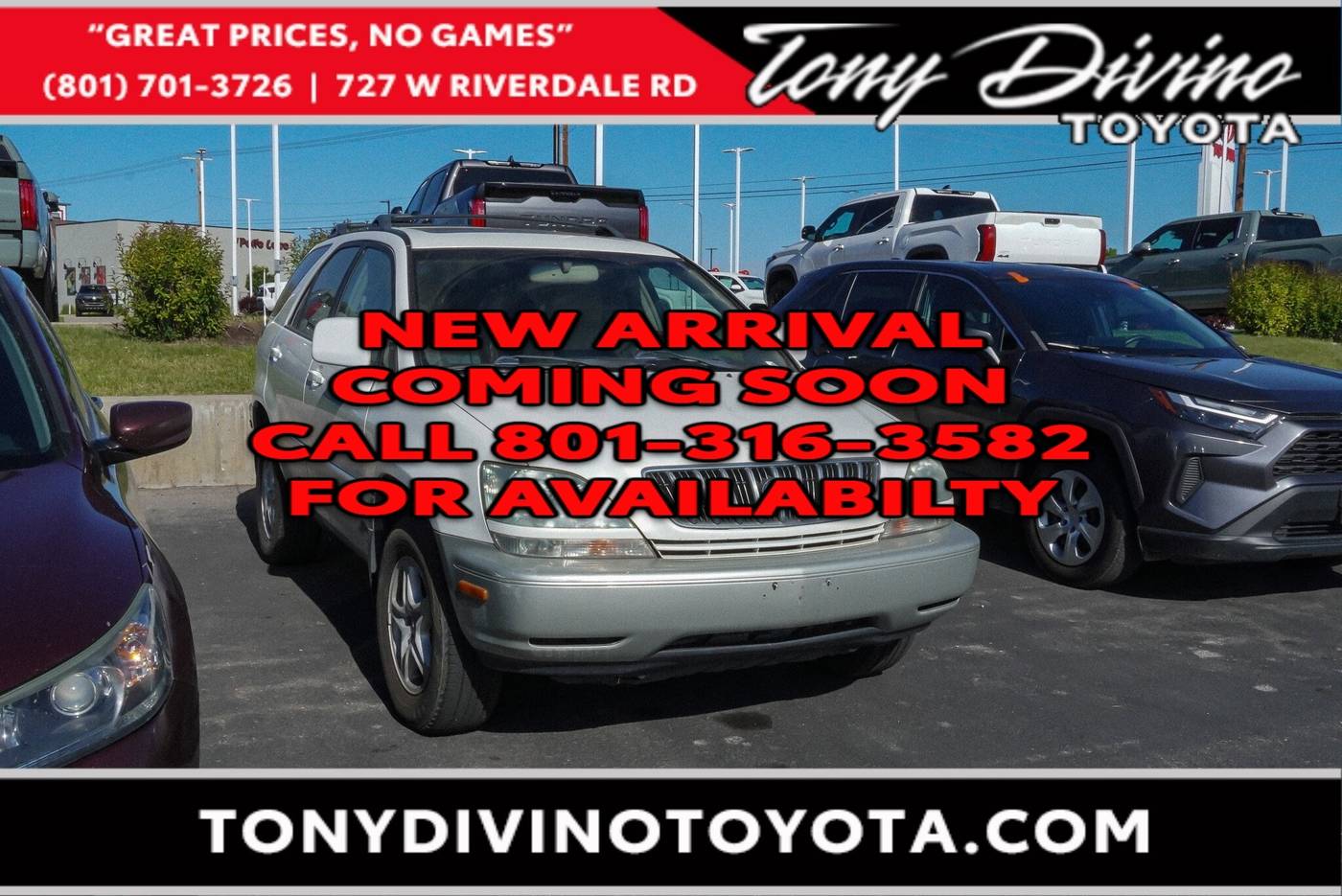 2001 Lexus RX RX 300 — SUV — 183,199 mi — Riverdale, UT