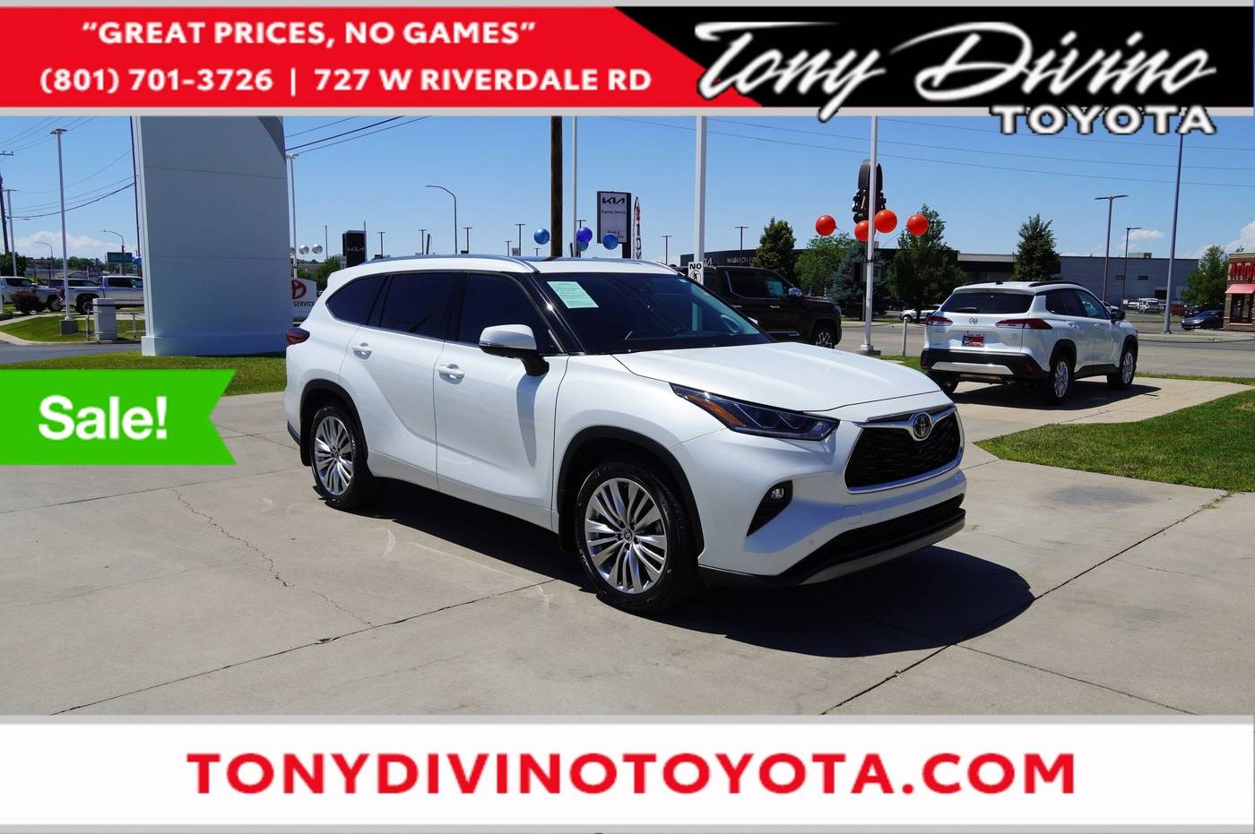 2022 Toyota Highlander Platinum — SUV — 28,513 mi — Riverdale, UT