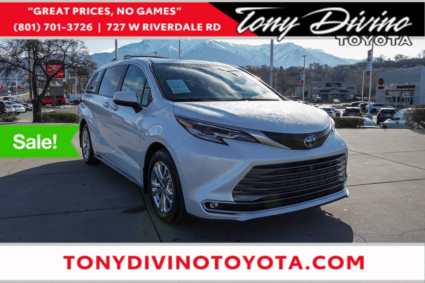 2022 Toyota Sienna Platinum — Minivan — 30,398 mi — Riverdale, UT