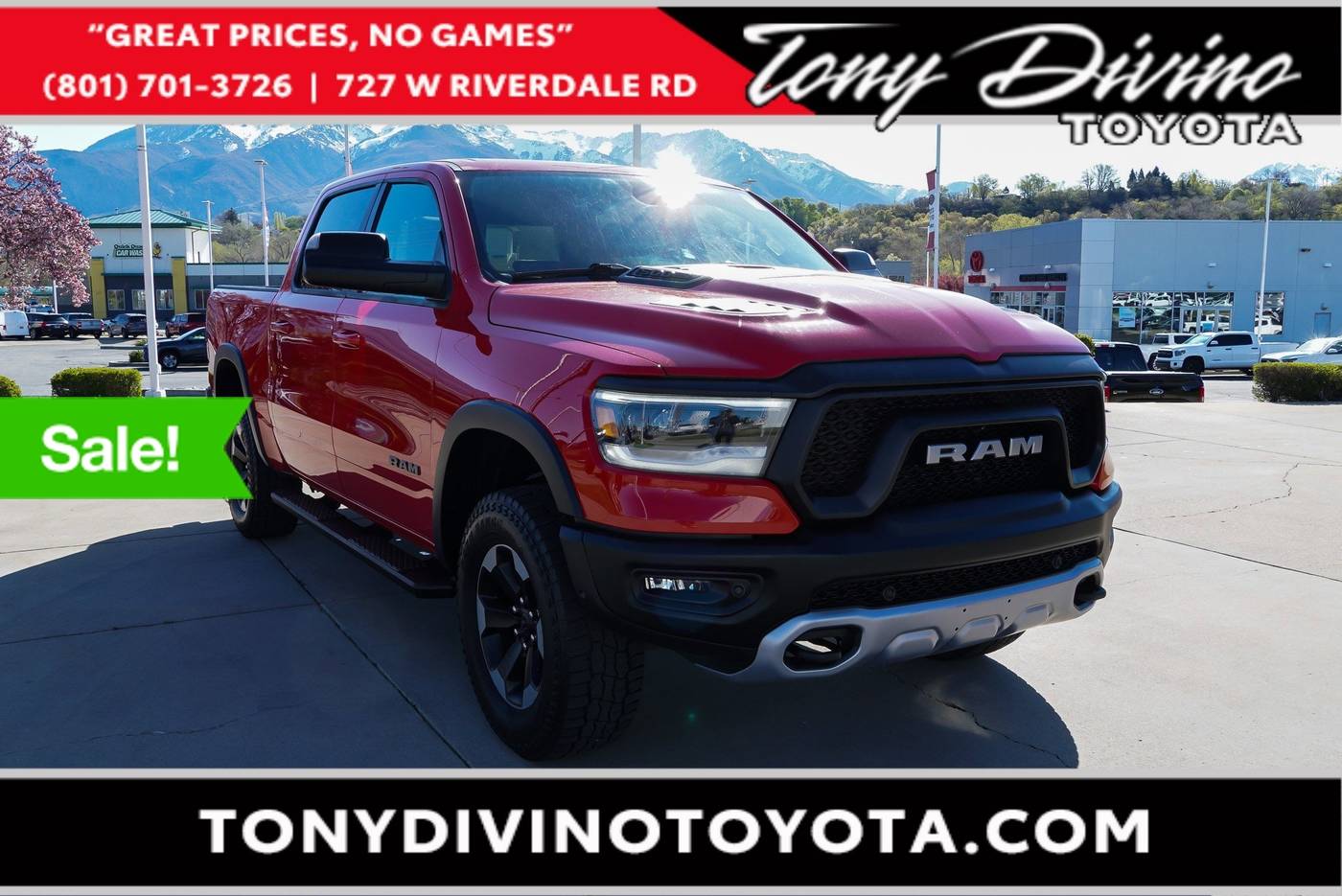 2019 Ram 1500 Rebel — Pickup Truck — 78,204 mi — Riverdale, UT