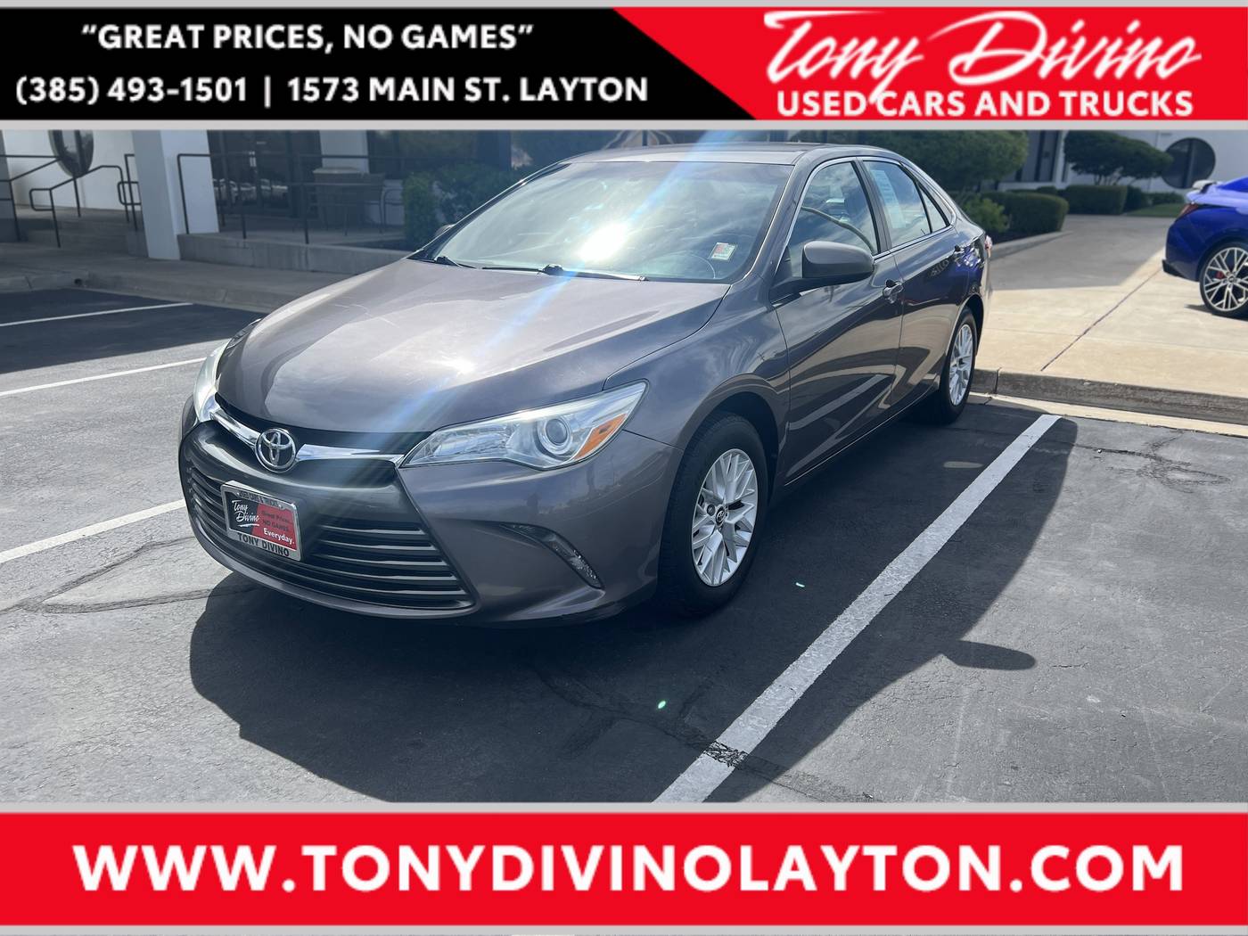 2016 Toyota Camry LE — Sedan — 75,864 mi — Riverdale, UT