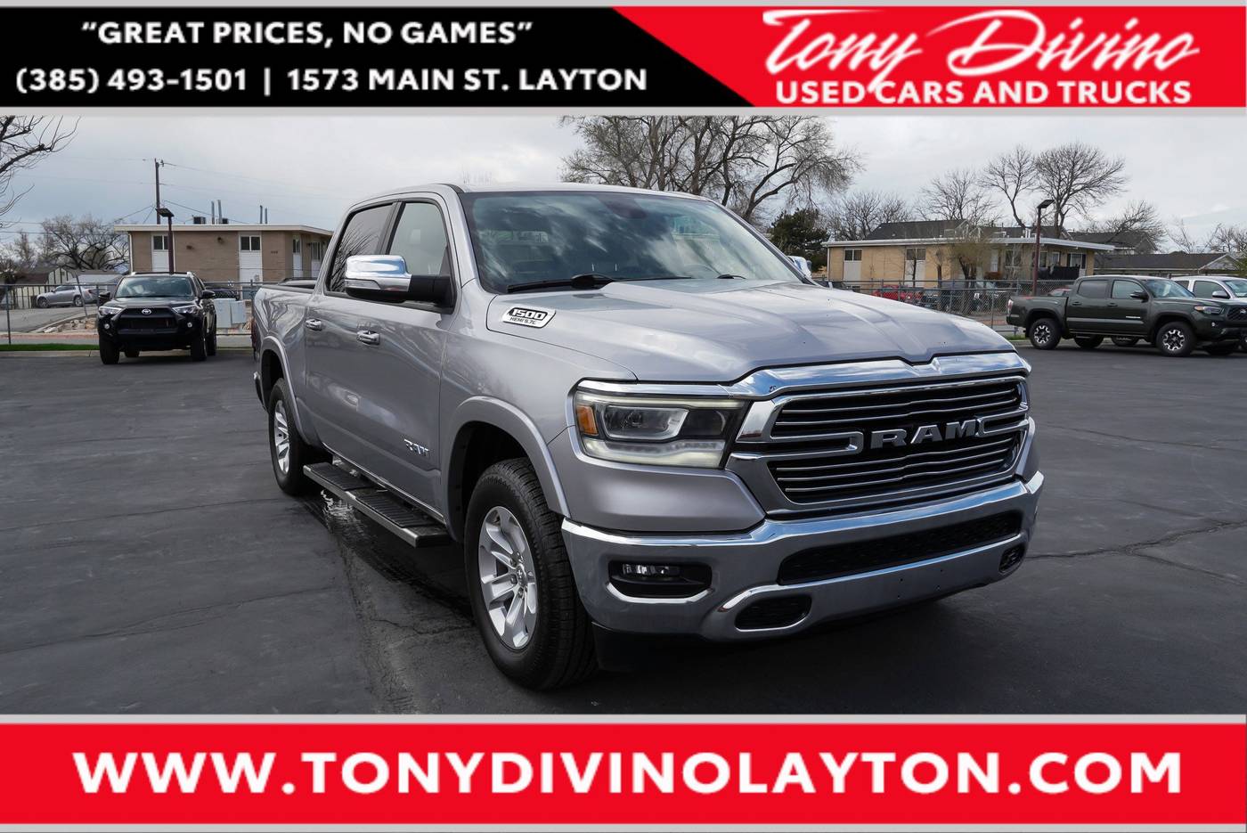 2019 Ram 1500 Laramie — Pickup Truck — 105,344 mi — Riverdale, UT