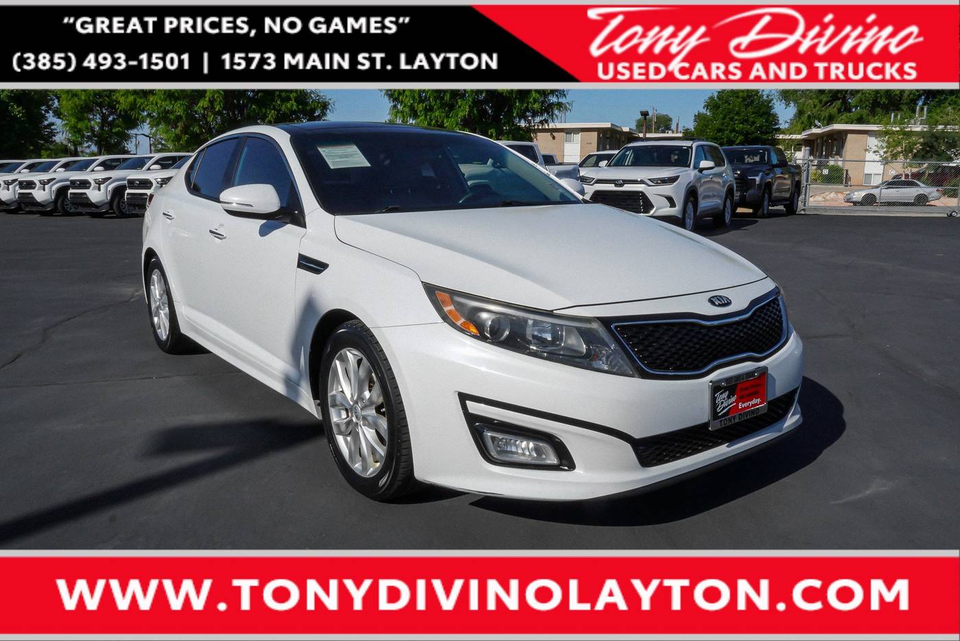 2015 Kia Optima EX — Sedan — 88,252 mi — Riverdale, UT