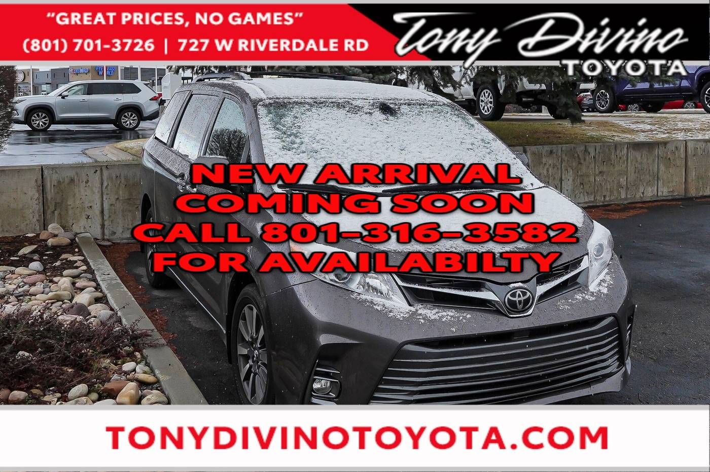 2018 Toyota Sienna XLE Premium — Minivan — 110,382 mi — Riverdale, UT