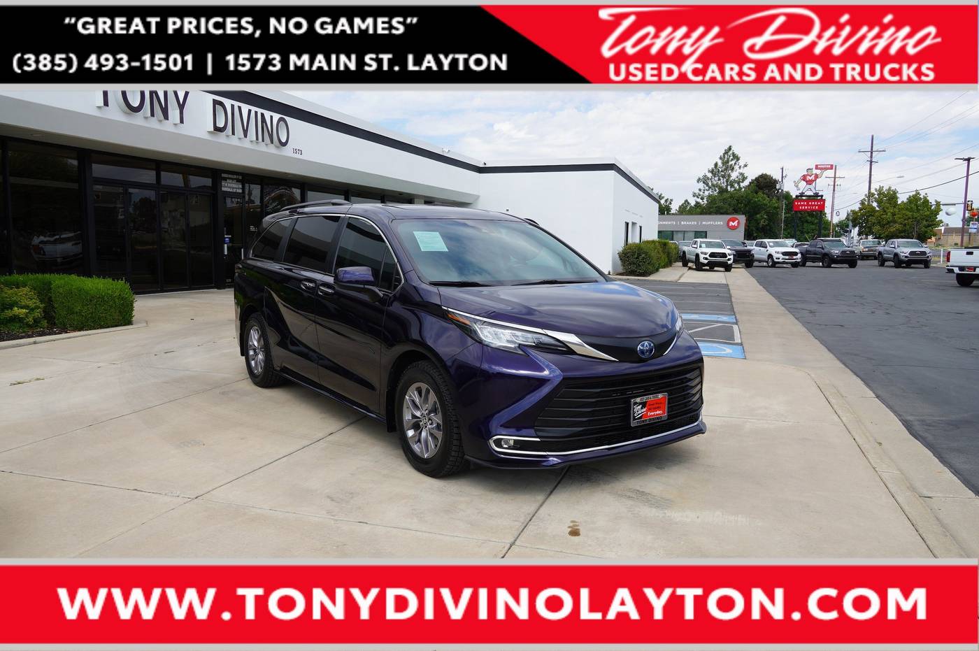 2023 Toyota Sienna XLE — Minivan — 48,157 mi — Riverdale, UT