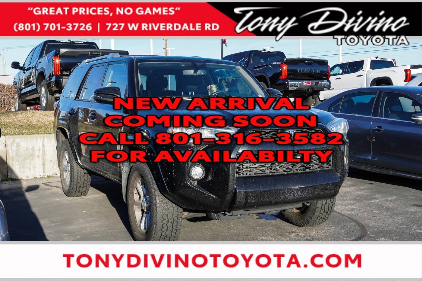 2015 Toyota 4Runner SR5 Premium — SUV — 71,666 mi — Riverdale, UT