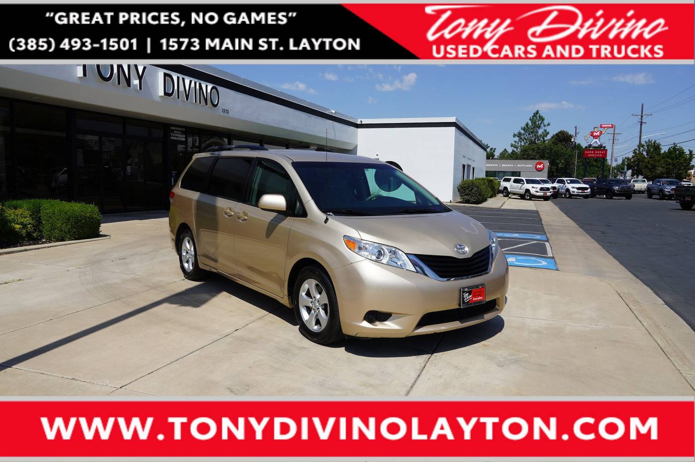 2014 Toyota Sienna LE — Minivan — 106,096 mi — Riverdale, UT