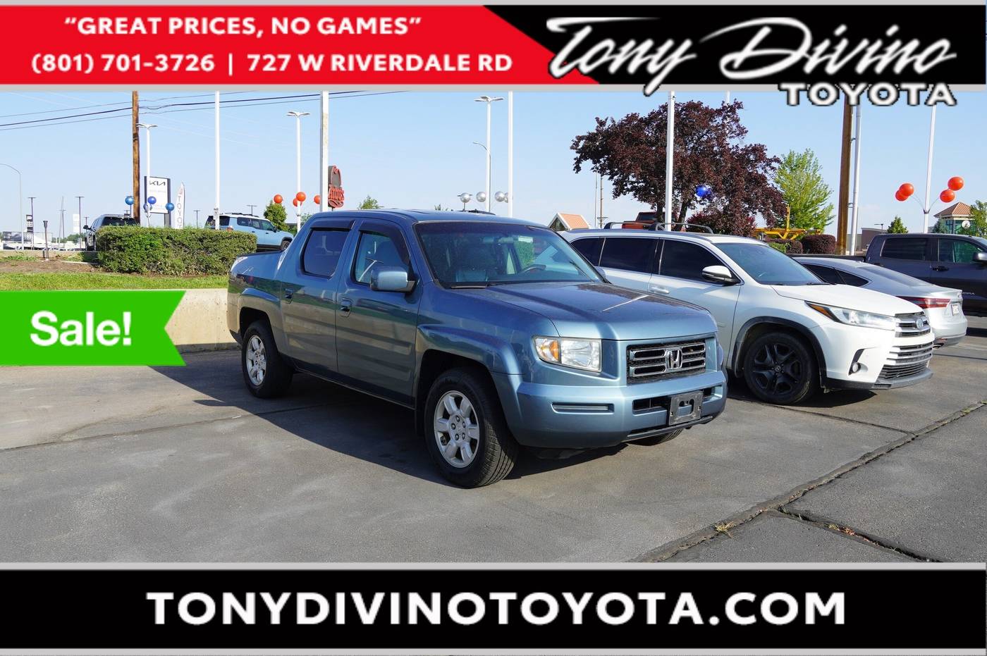 2006 Honda Ridgeline RTL — Pickup Truck — 122,716 mi — Riverdale, UT