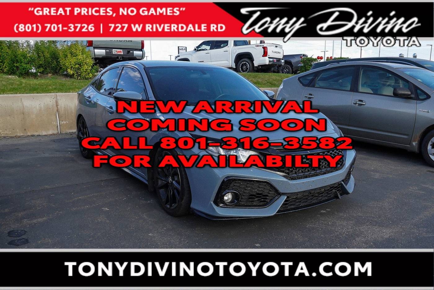 2017 Honda Civic Sport — Hatchback — 89,488 mi — Riverdale, UT