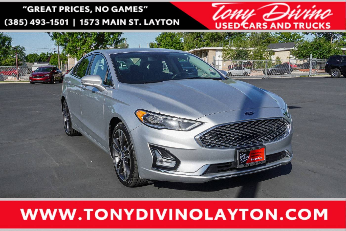 2019 Ford Fusion Titanium — Sedan — 47,458 mi — Riverdale, UT