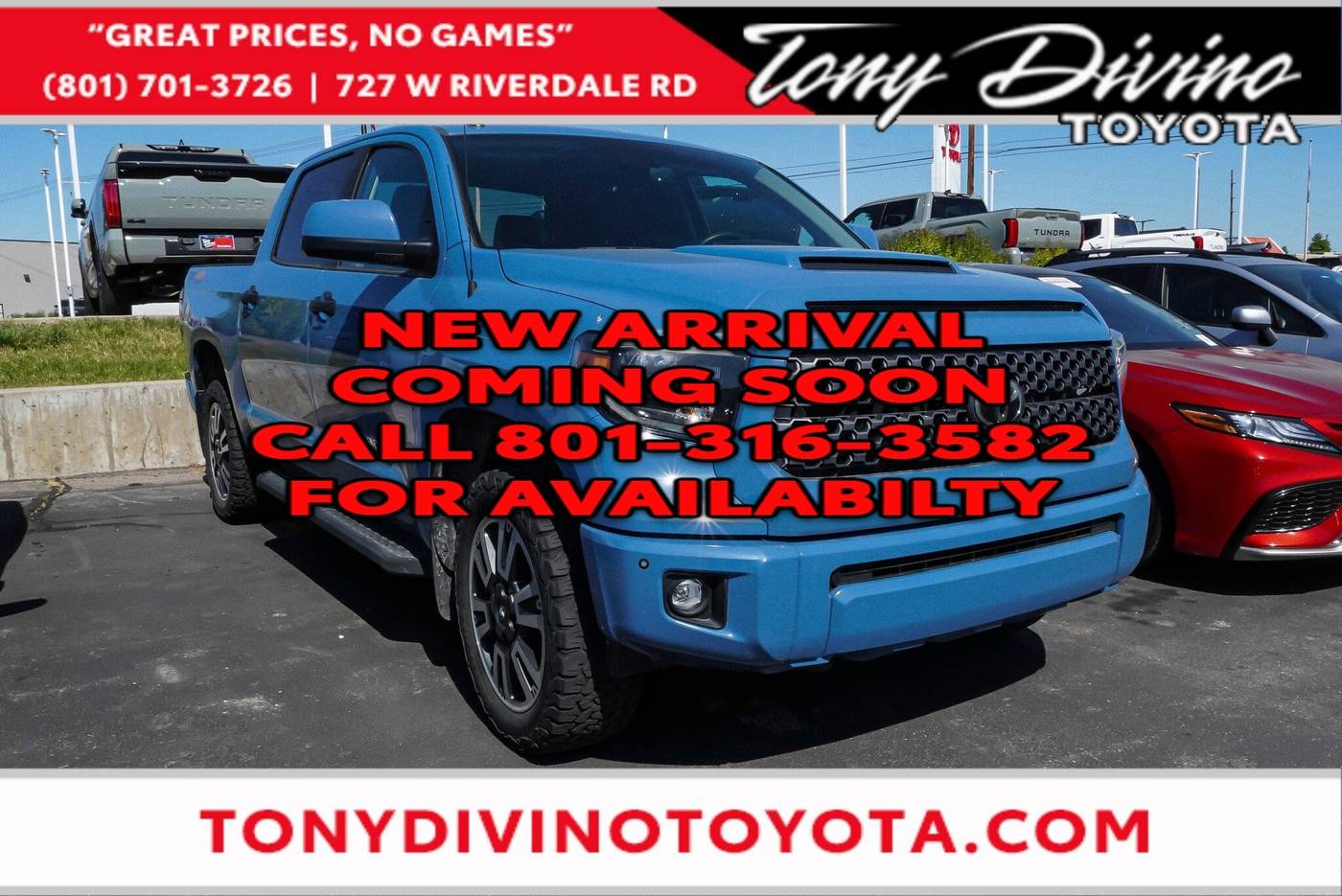 2019 Toyota Tundra SR5 — Pickup Truck — 34,894 mi — Riverdale, UT