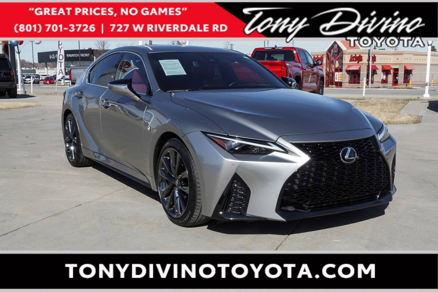 2023 Lexus IS IS 350 F SPORT — Sedan — 5,657 mi — Riverdale, UT