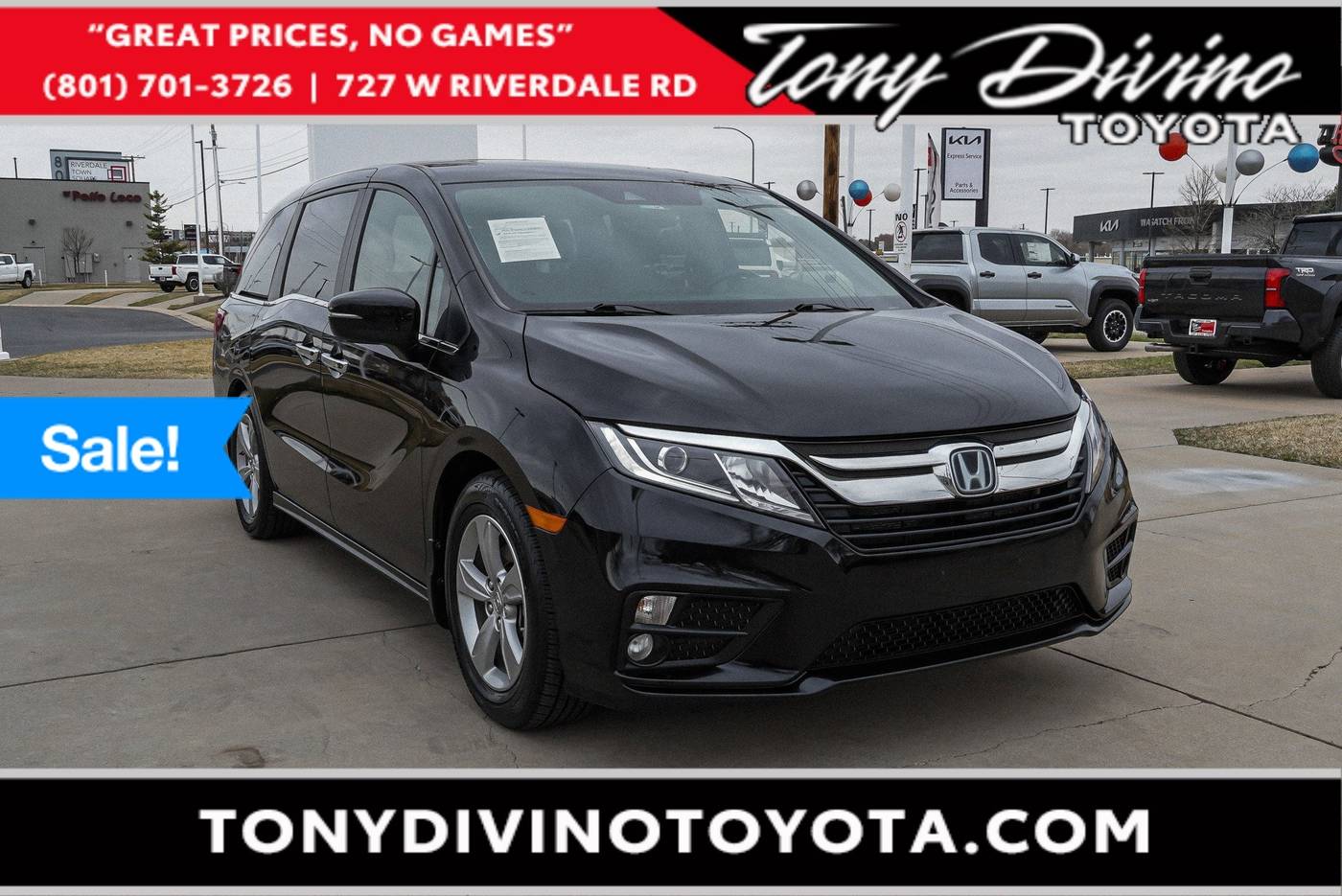 2020 Honda Odyssey EX-L — Minivan — 95,433 mi — Riverdale, UT