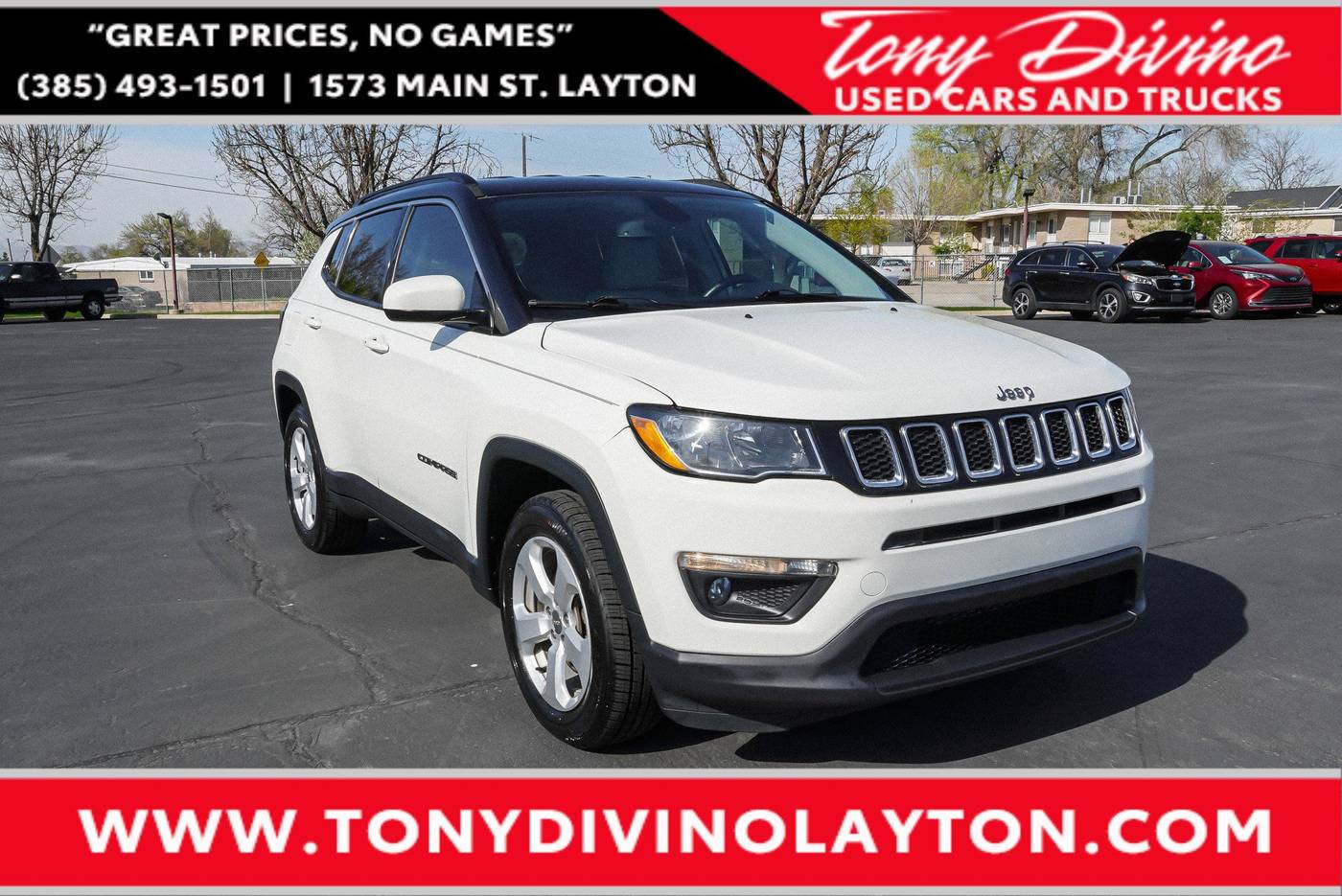 2020 Jeep Compass Latitude — SUV — 67,590 mi — Riverdale, UT