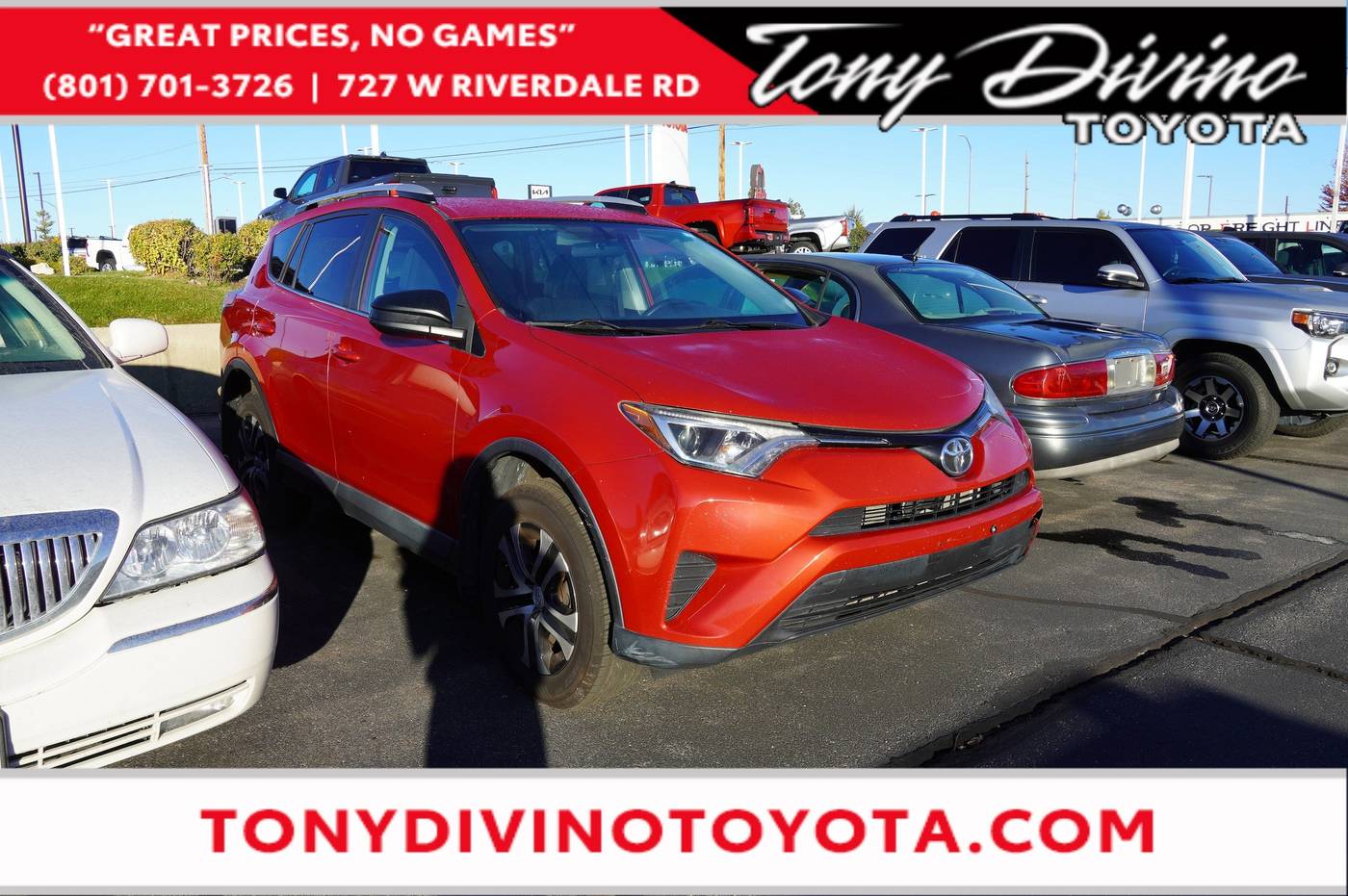2016 Toyota RAV4 LE — SUV — 103,225 mi — Riverdale, UT