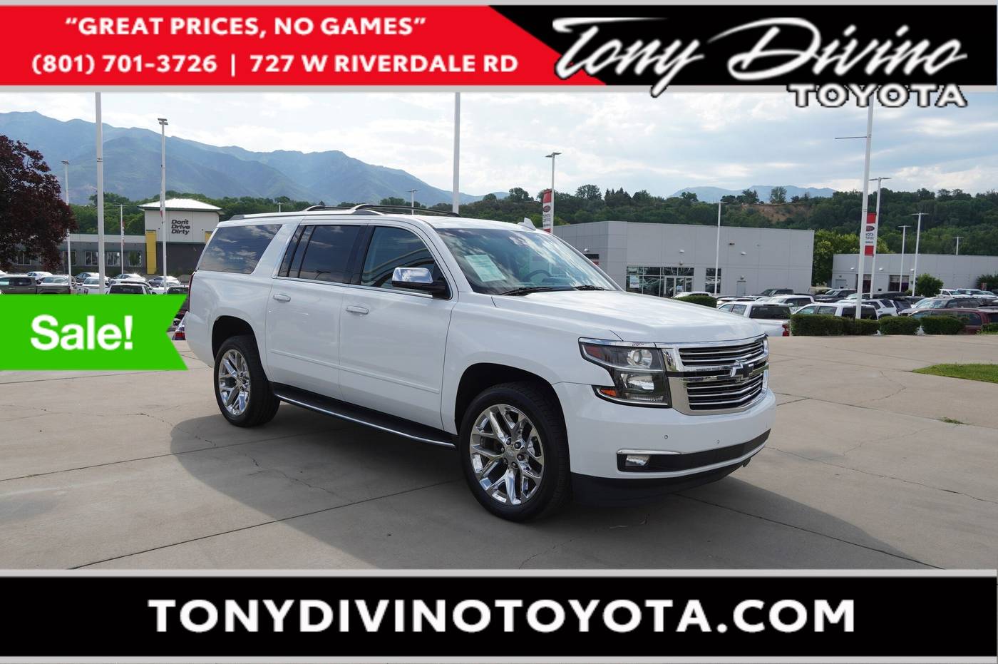 2018 Chevrolet Suburban Premier — SUV — 100,305 mi — Riverdale, UT