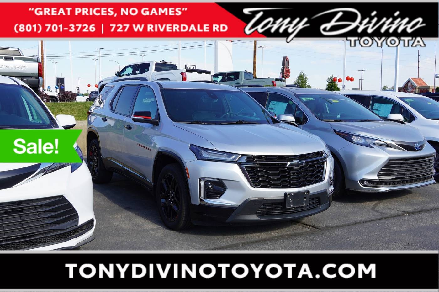 2022 Chevrolet Traverse Premier — SUV — 51,131 mi — Riverdale, UT