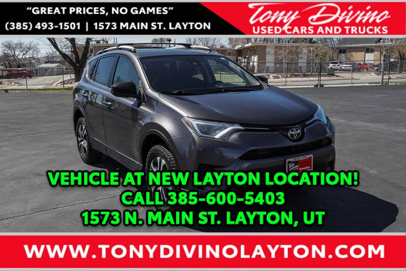 2017 Toyota RAV4 LE — SUV — 80,963 mi — Riverdale, UT