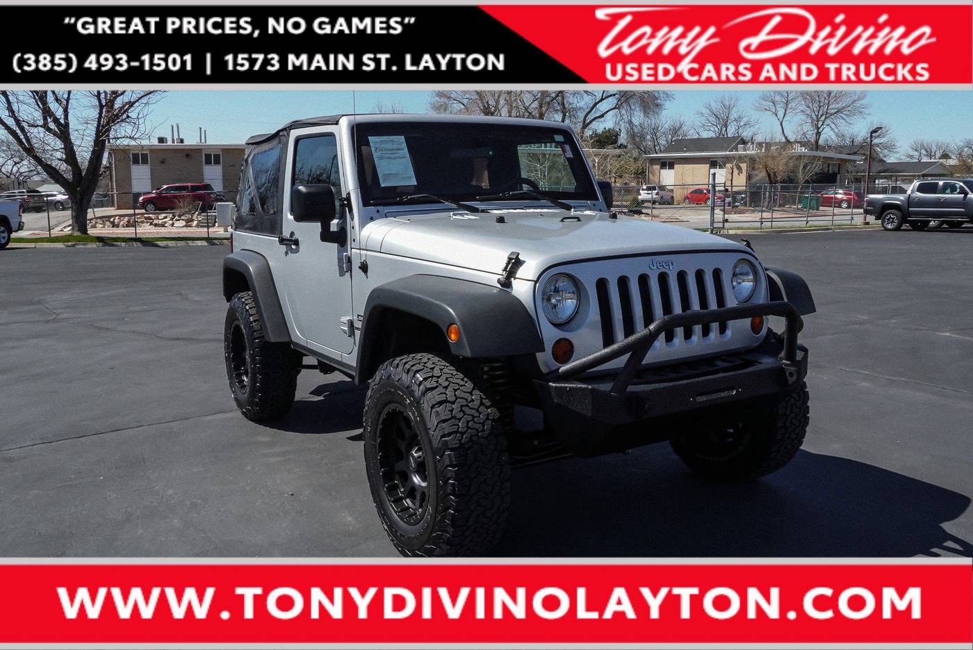 2012 Jeep Wrangler Sport — SUV — 87,676 mi — Riverdale, UT